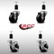 Service Caster 3'' SS Phenolic Wheel Swivel 1-1/2'' Expand Stem Caster Set 2 Brakes, 4PK SCC-SSEX20S314-PHS-2-TLB-2-112 - alternate 5